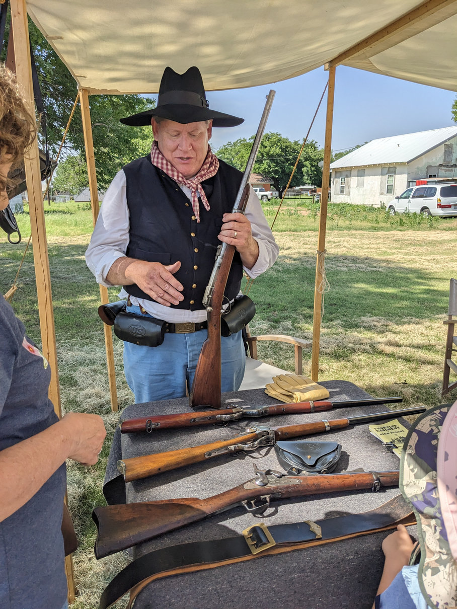 Chris Larson, Historical Reenactor