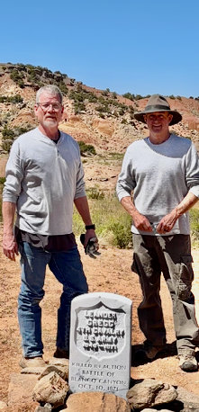 Todd Smith (left) with fellow investigator Mike Mitchell
